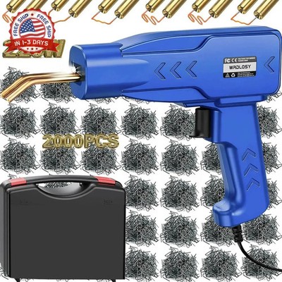 220W Plastic Welder, 2000PCS Staples Plastic welding Kit, Custom Carry Case Plas