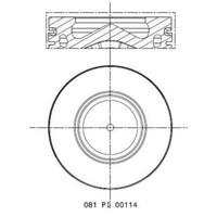 Kolben Mahle 081 PI 00114 000