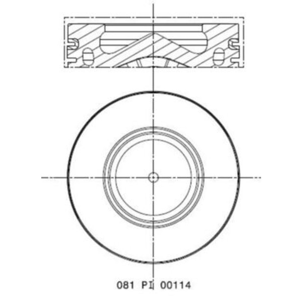 Kolben Mahle 081 PI 00114 000-image