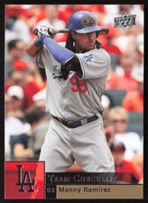 2009 Upper Deck Manny Ramirez #484 Los Angeles Dodgers