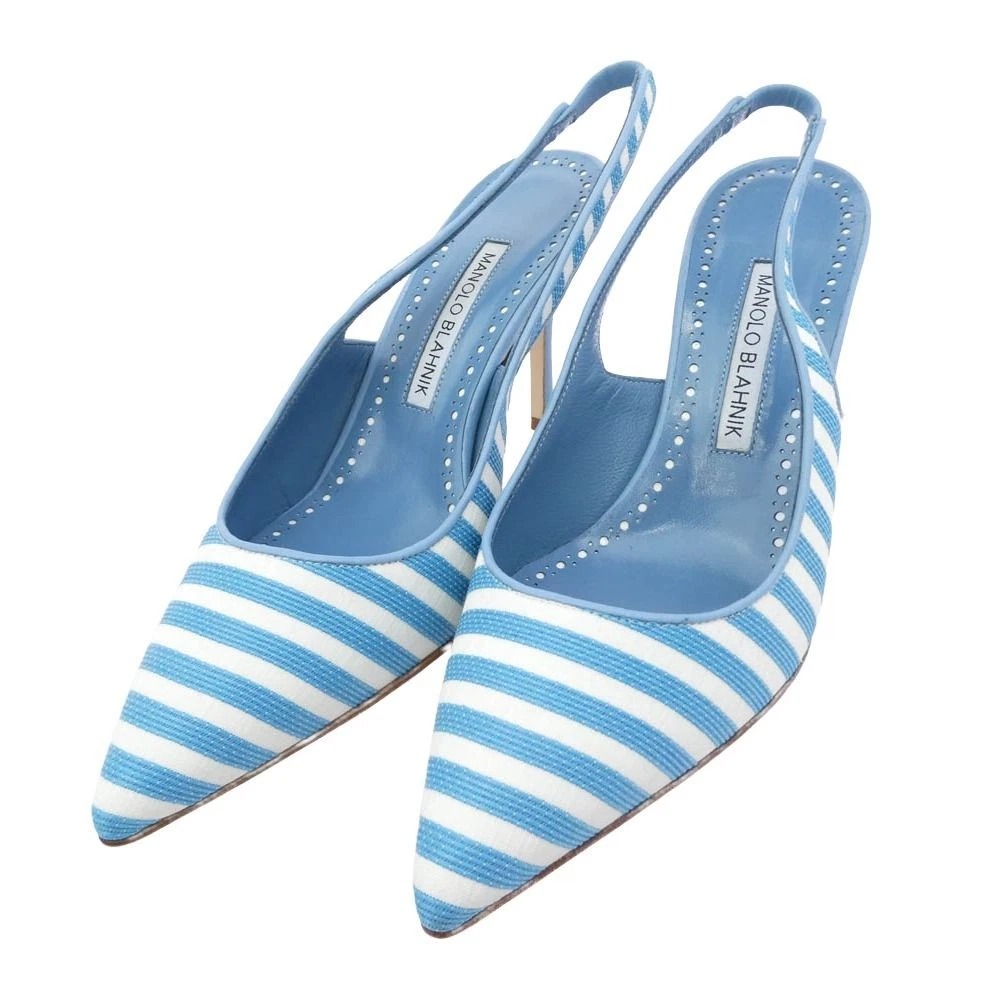 Manolo Blahnik ストライプハイヒール Manolo Blahnik Women's Striped Heels for sale | eBay