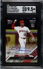 2024 Topps NOW Road to Opening Day Kyren Paris RC On Card Auto #/99 SGC 10 & 9.5