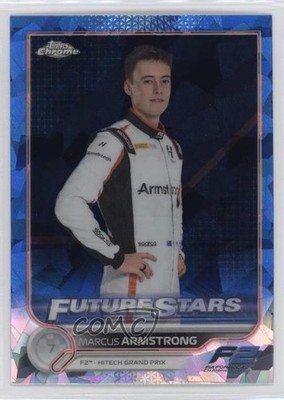 2022 Topps Chrome Sapphire Formula 1 F2 Racers Future Stars Marcus Armstrong 0wq