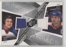 2008-09 SPx Winning Combos Bobby Hull Dale Hawerchuk #WC-HH HOF 2j2
