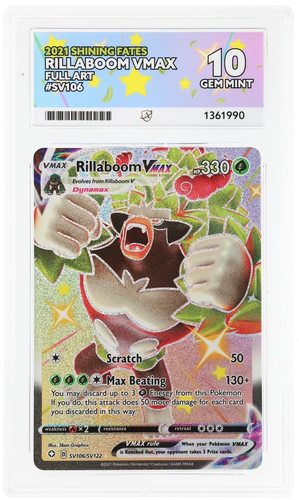 Rillaboom VMAX graded ACE 10 for sale on eBay
