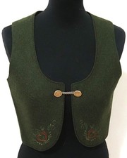 Julius Lang Trachten Kurz Walk Weste Grösse 36 Damen S680