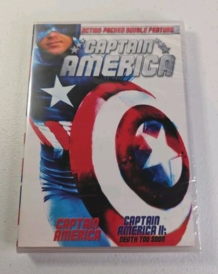 Captain America / Captain America II: Death Too Soon (DVD, 1979) Brand New 