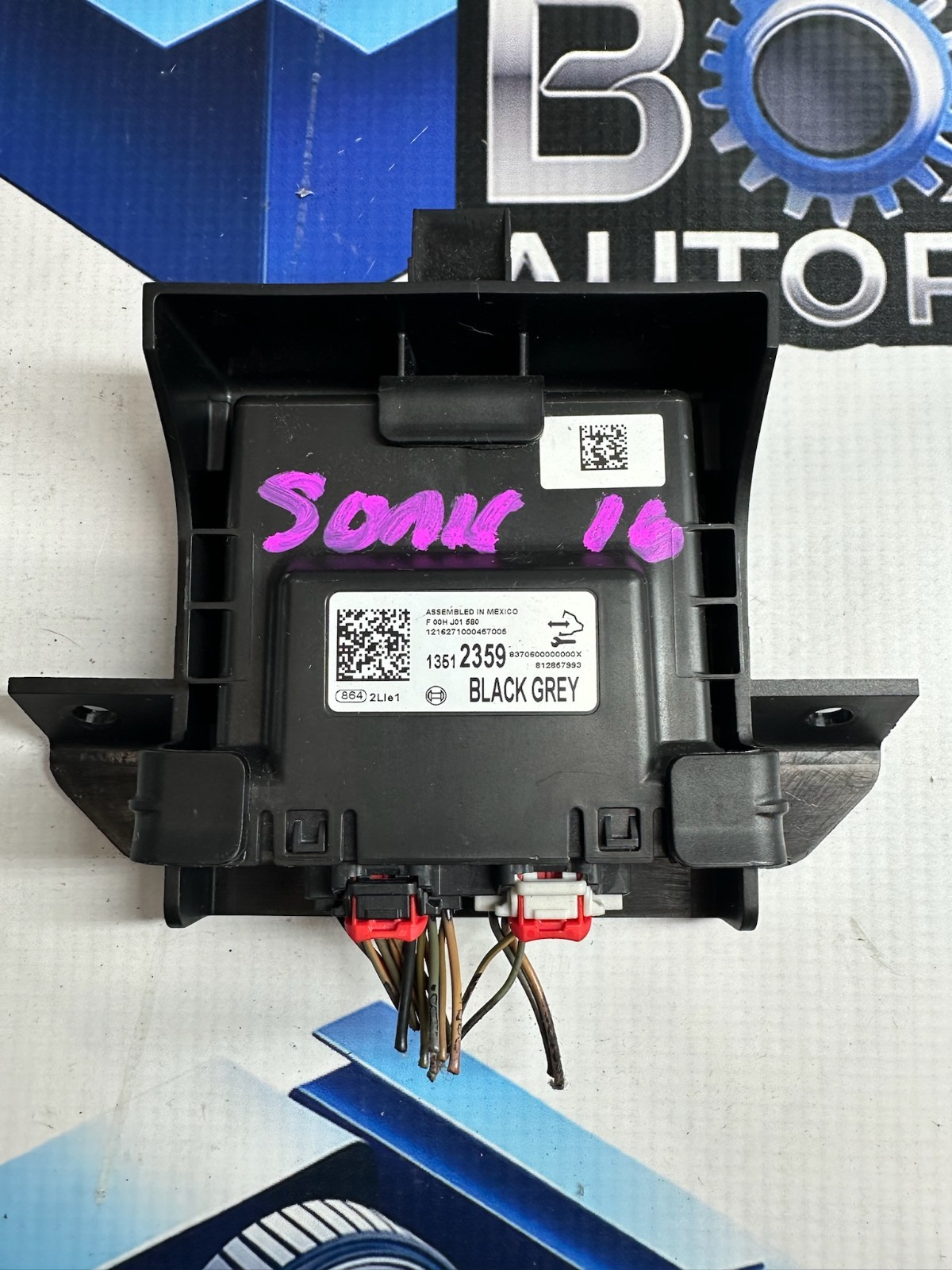 17-20 Chevrolet Sonic Parking Asist Cntrl Module (LH Inner Qtr Pnl) OEM 13512359