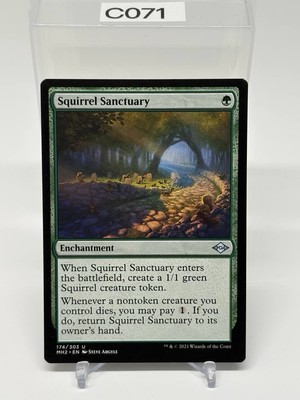 MTG Magic the Gathering Squirrel Sanctuary (174) Modern Horizons 2 LP