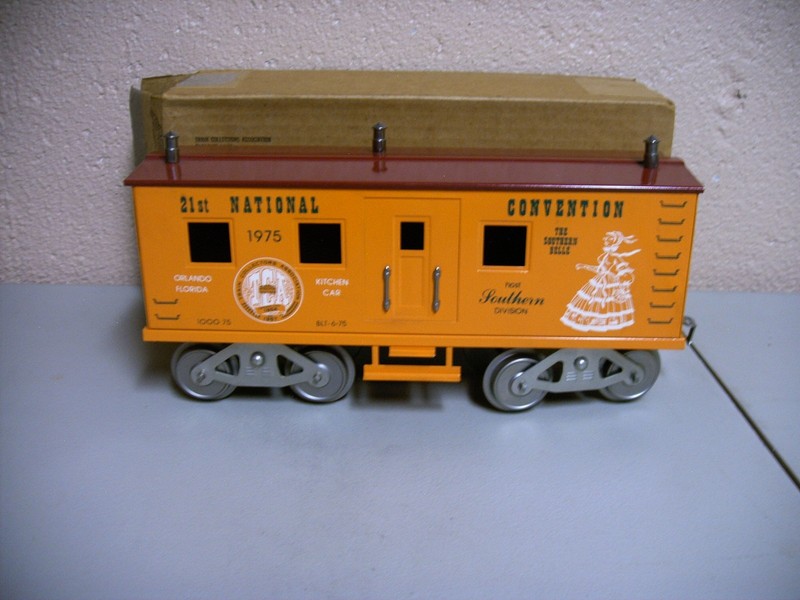 McCoy 1975 ORLANDO TCA KITCHEN CAR STANDARD GAUGE #1000-75