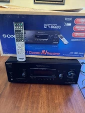 Sony STR DG600 7.1 Channel AV Receiver 770 Watt Home Theater