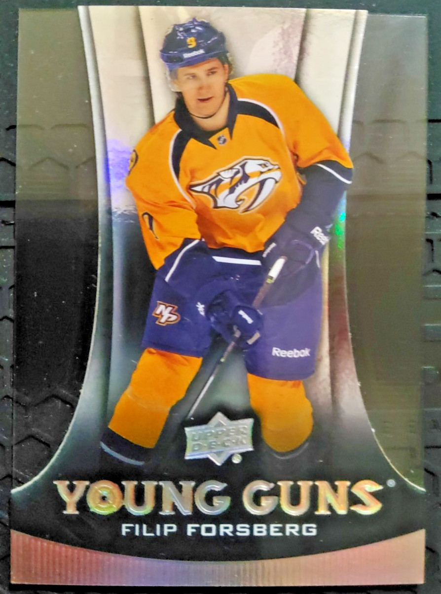 2013-14 Upper Deck Young Guns Acetate Young Guns Filip Forsberg #451 Rookie RC!