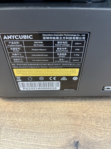 ANYCUBIC Photon Mono 4, Resin 3D Printer with 7''10K LCD Screen, Fast Printing, - Picture 7 of 15