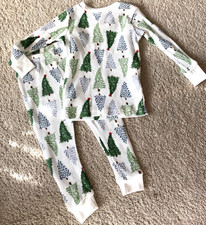 Carters Baby Boys Christmas Pajamas Waffle Weave 2 Piece Size 18 Months New