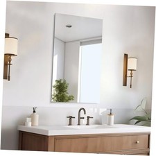 Mirror, 20x36 Inch Bathroom Mirrors for Wall, Rectangle 36"L x 20"W Frameless