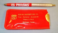 Phillips 66 Rain Scarf and Philgas Pen Advertisers.