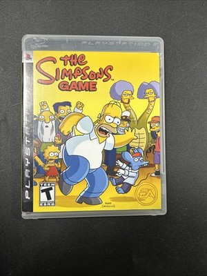 The Simpsons Game (Sony PlayStation 3, 2007) PS3 Complete With Manual - CLEAN!