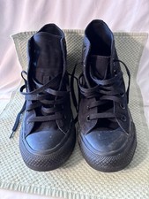 Black Converse All Star Chuck Taylor High Top Sizes Men  s Sz 5/Women  s Sz 7