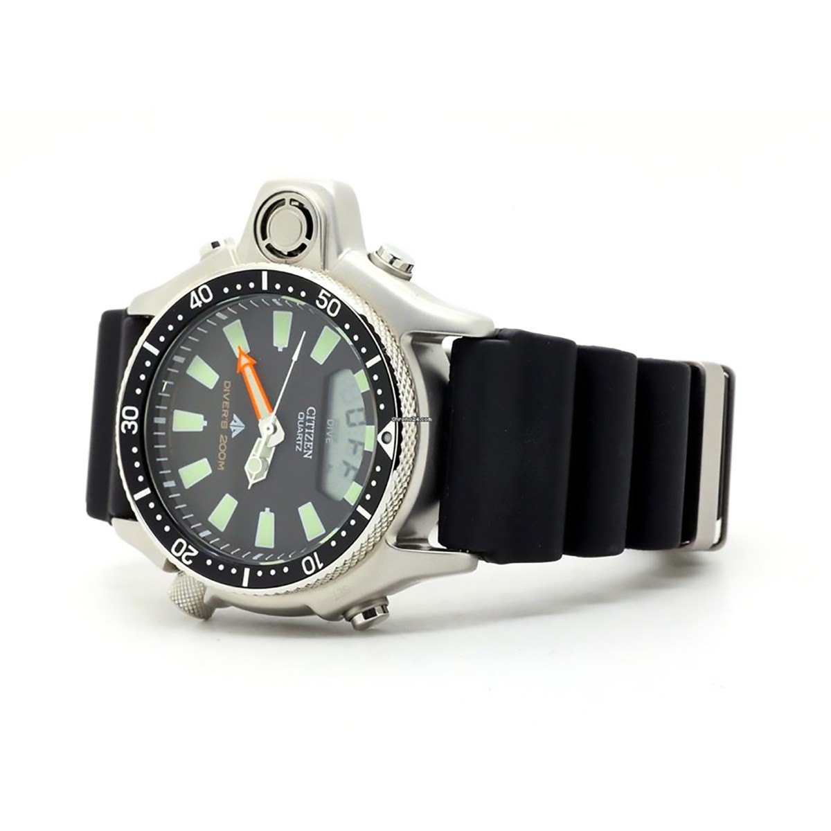 CITIZEN JP2000-08E デプスメーター 復刻 シチズン ダイバー Citizen JP2000-08E Promaster Aqualand Digital Black Dial