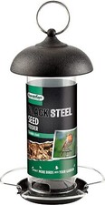 Gardman Steel Wildvogelfutterhaus - schwarz