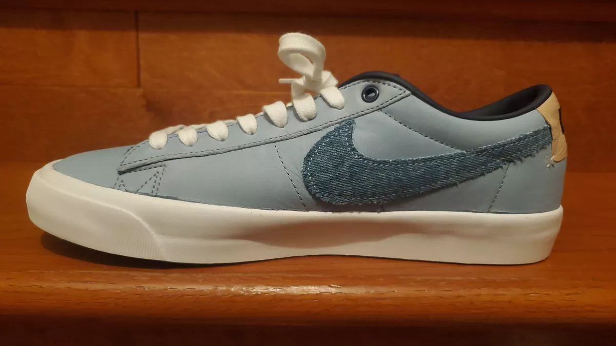 SZ 10.5 Nike SB Zoom Blazer Low Pro GT PRM Light Denim Blue 100 | eBay