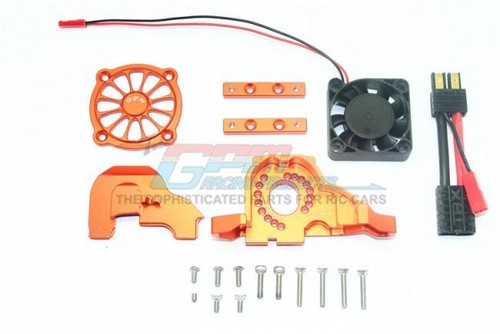 GPM MOTOR MOUNT W/ COOLING FAN UPPER SPUR GEAR CASE COVER FOR 1/10 TRAXXAS TRX-4 - Picture 5 of 17