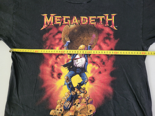 Vintage 90's Megadeth T shirt Oxidation of the Nations - Brockum - Picture 5 of 6