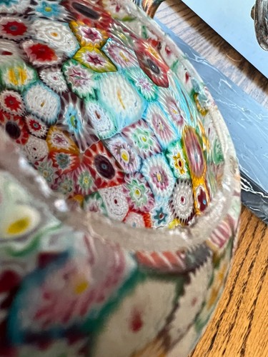 Vintage Art Deco Gerdago Pixie Harlequin Lamp With Murano Millefiori Glass Globe - Picture 13 of 24