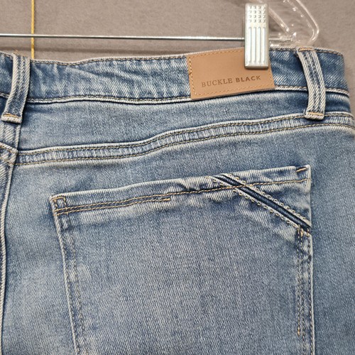 Buckle Black No 53 Mens Denim Blue Jeans Tailored Bootcut Size 36x32 - Picture 8 of 11