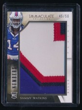 SAMMY WATKINS 2014 IMMACULATE COLLECTION NUMBERS JUMBO RC PATCH 45/50 *EAGLES*