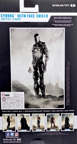 DC MULTIVERSE JUSTICE LEAGUE: CYBORG WITH FACE SHIELD 7"/ ca.18cm McFARLANE TOYS - Bild 2 von 2