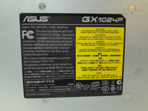 Asus 24 Port Switch GigaX1024P - 第 3/6 張圖片