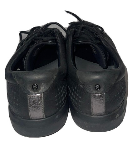 Mozo Shoes For Crews Mavi II Sneakers Womens Sz 9.5 Black Leather Slip Resistant - Picture 4 of 10