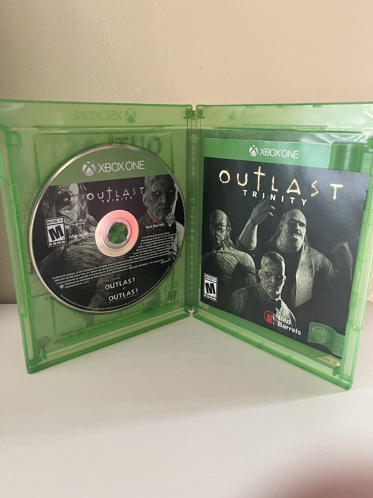 OUTLAST TRINITY XBOX ONE GAME 2 DISC eBay