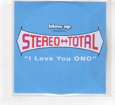 (HF414) Stereo Total,  I Love You ONO - 2015 DJ CD