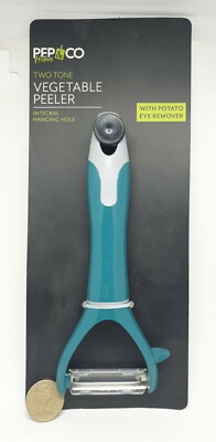 BLAU Gemüse Kartoffel Schäler Karotten Obst Schneider Französischer Schnitt Küche Zweifarbig Auge