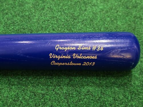 LOUISVILLE SLUGGER Grayson Sims #34 Virginia Volcanoes Cooperstown 2013 Bat - Picture 3 of 6