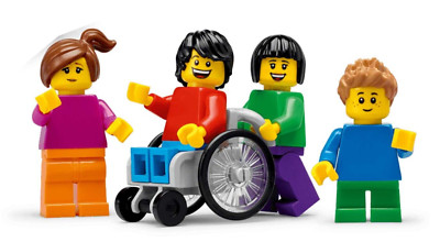 Lego 2000727 Education Spike Essential 4 Minifiguren NEU Polybag Rollstuhl