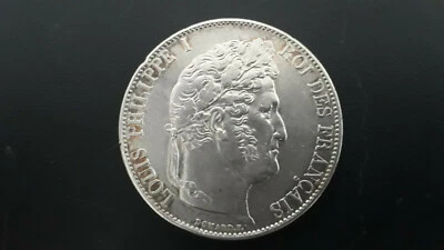 France 5 francs LOUIS-PHILIPPE 1847 A Paris - Photo 1/2