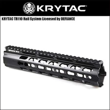 [KRYTAC]TR110 Keymod Rail System Key Mod Handguard (10"/CRB size)]