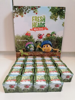 THE FRESH HEADS MINI GARDEN LIDL 2022 COMPLETE COLLECTION 24 SEEDLINGS + BOX