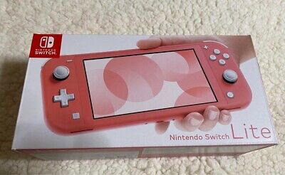 Nintendo Switch Lite Coral Pink Handheld System Gaming Console Japan HDMI  USB-C 45496882662 | eBay