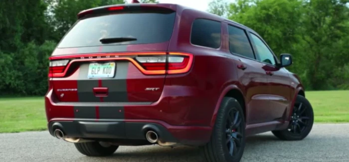 Calcomanía gráfica Rally Stripes 2010-2021 para Dodge Durango en 3M Flim Foto 2 de 4