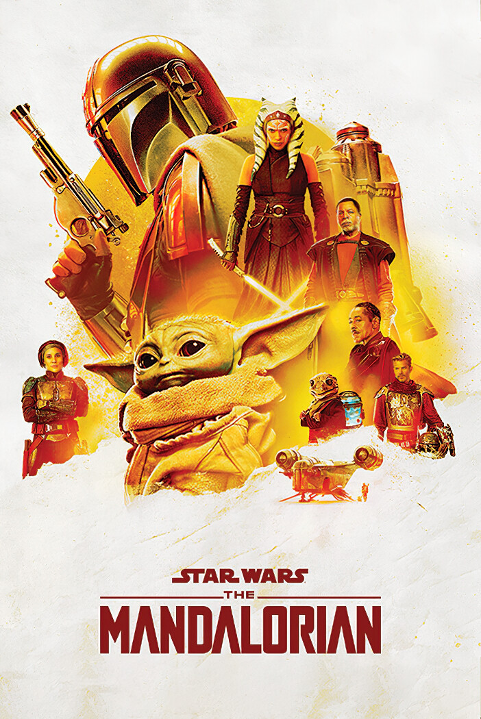 Star Wars: The Mandalorian - TV Poster (Action / Character