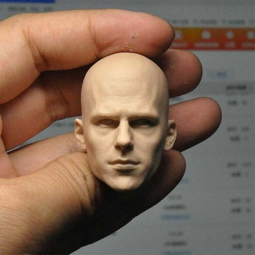 1/6 Lex Luthor Jesse Eisenberg Head Sculpt Carved Fit 12"Male Action Figure Body - Picture 6 of 8