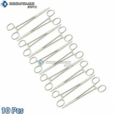 10 5.5" 5 1/2 HEMOSTAT kelly forceps medical Straight 10 Piece Lot