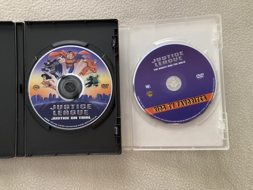 Justice League Justice On Trial / Brave And Bold DVD FREE SHIPPING - Foto 2 di 4