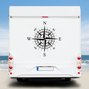 Kingzdesign Wohnmobil Aufkleber Wohnwagen Aufkleber Kompassrose Wa101 Ebay