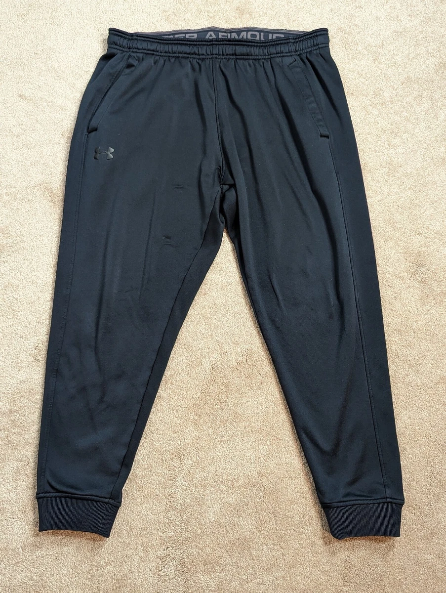 Under Armour Joggers Mens Extra Large Black Cold Gear Pants Athletic Active  Wear