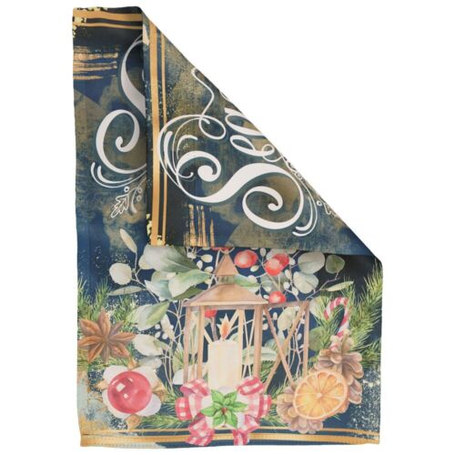 Season's Greetings Candle 12x18in Garden Flag Christmas Front Yard Home Decor - Picture 3 of 6